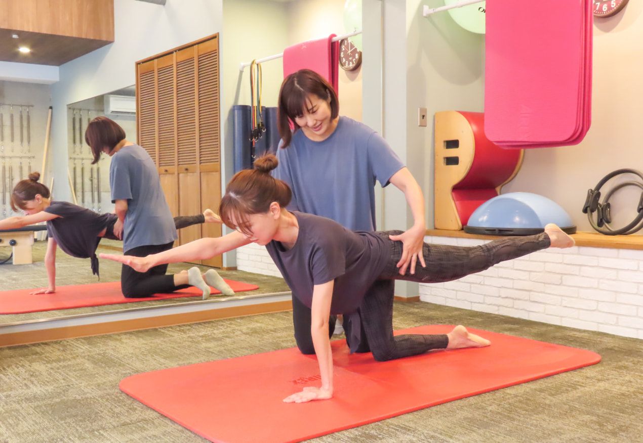 パーソナルピラティス初回体験の様子